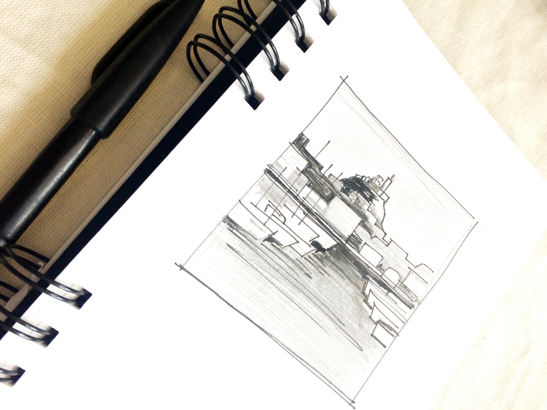 Marseille — Croquis 1 — Dessin