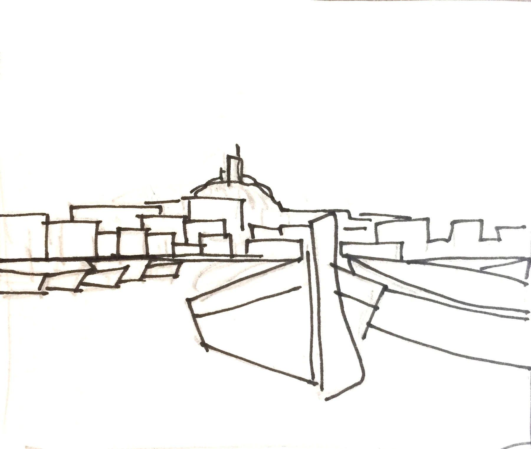 Marseille — Croquis 3 — Dessin