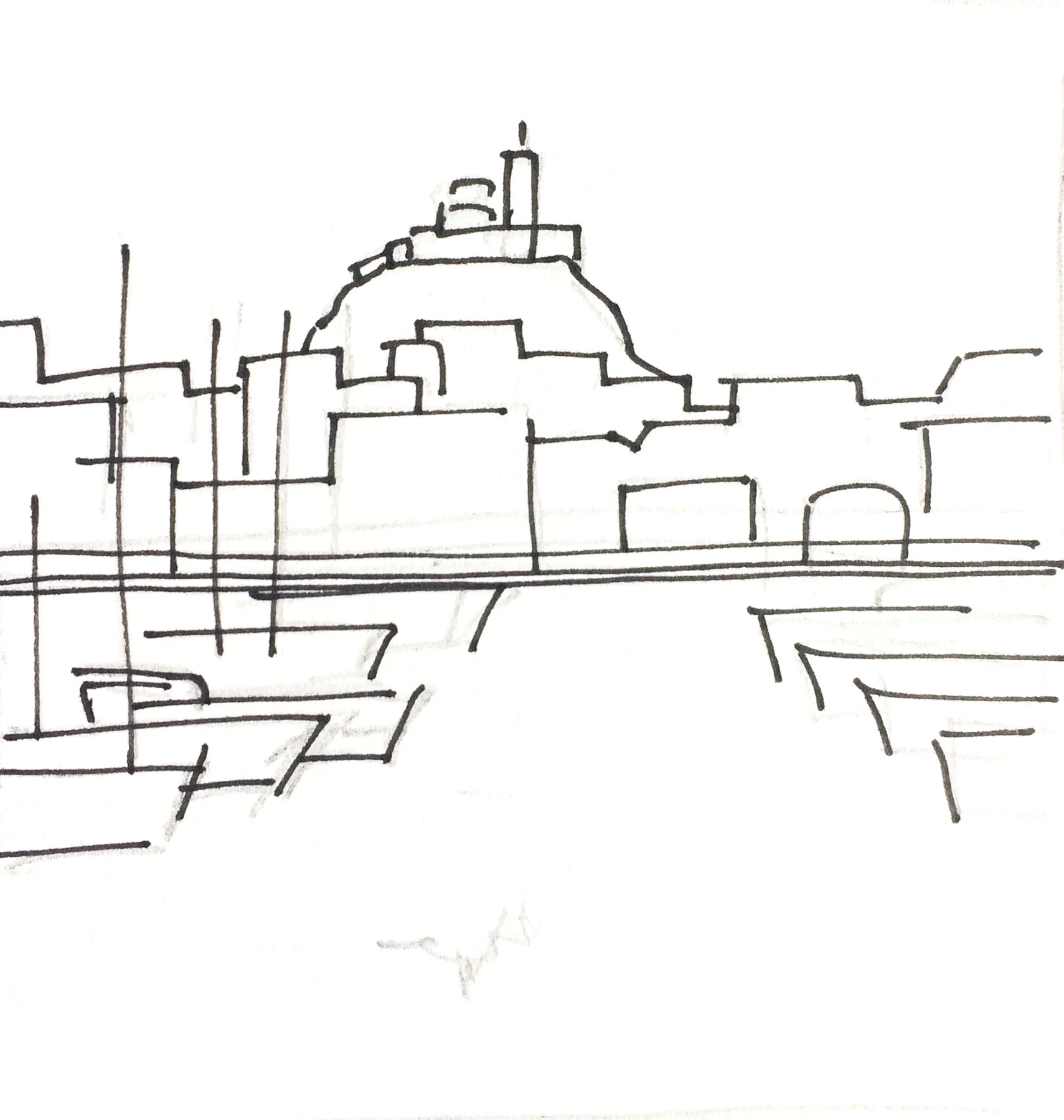 Marseille — Croquis 2 — Dessin