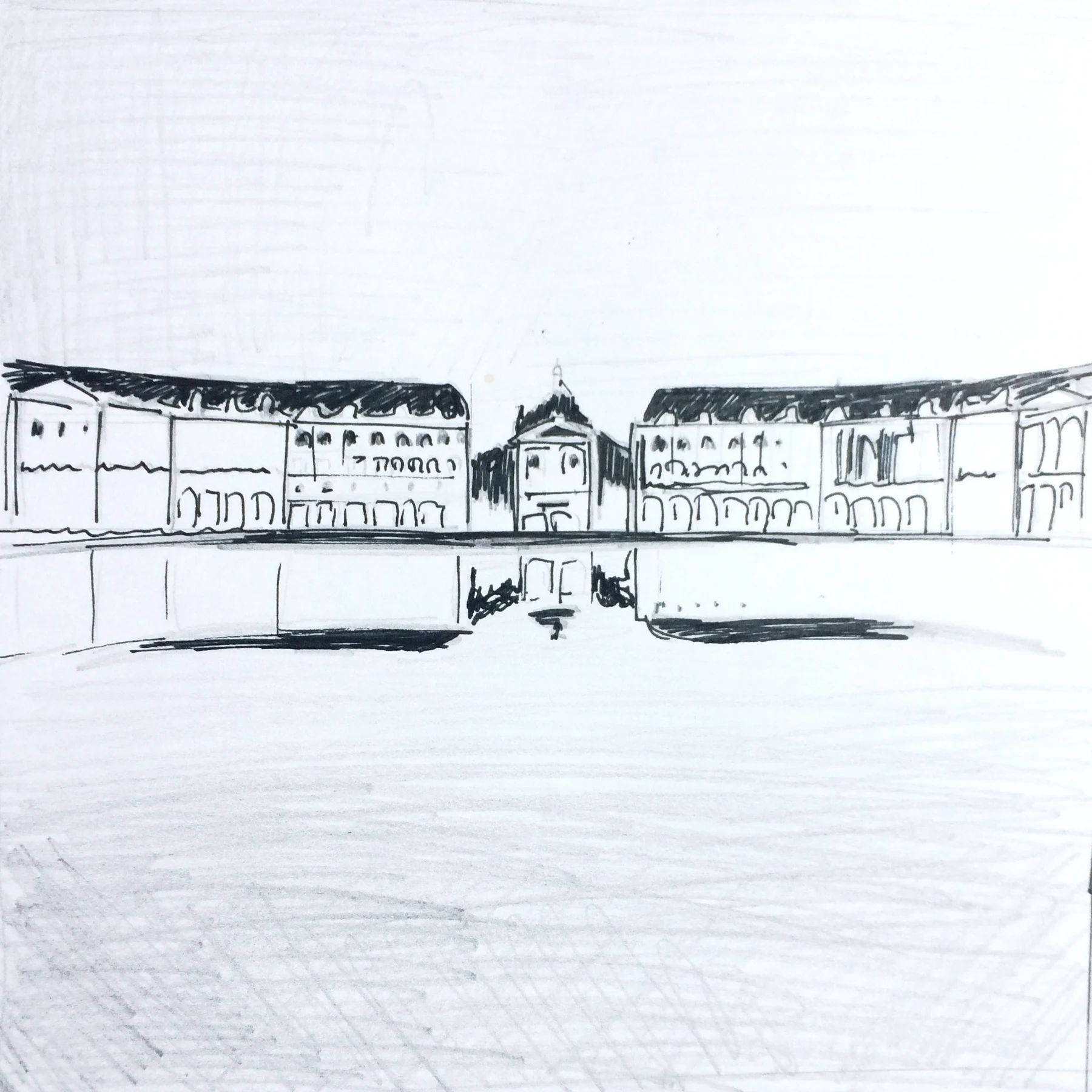 Bordeaux — croquis — Dessin