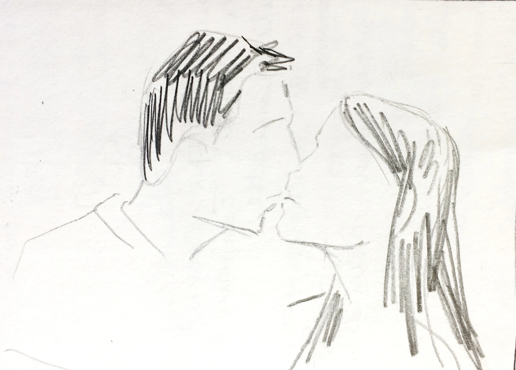 Couple — Croquis — Dessin