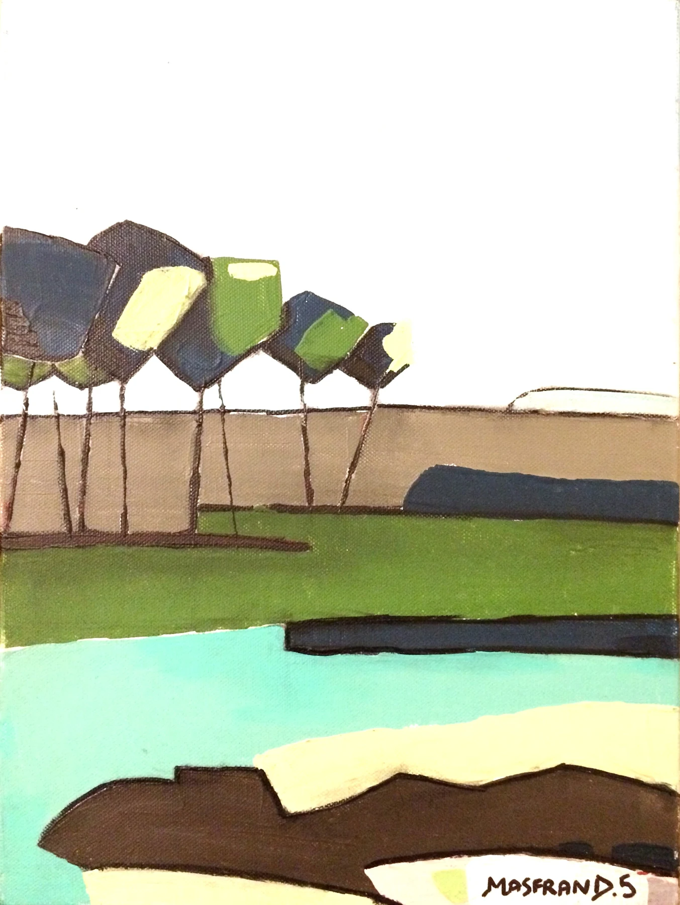 Pin des landes — Acrylique