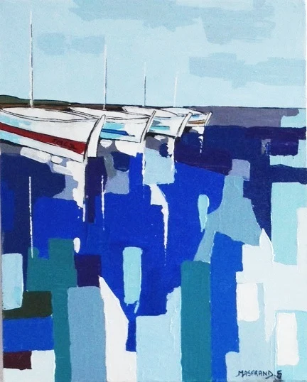 L’île de Porquerolles — Acrylique